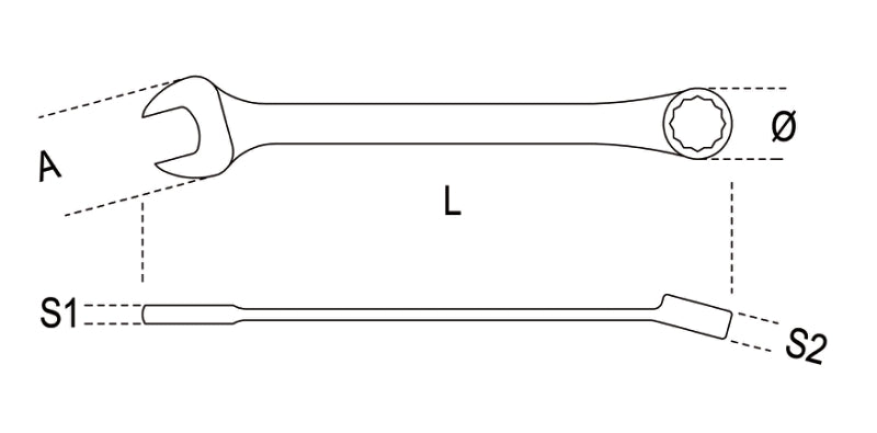 142SN 16-SWIVEL END RATCHETING COMB. WR.