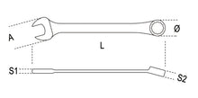 142SN 10-SWIVEL END RATCHETING COMB. WR.