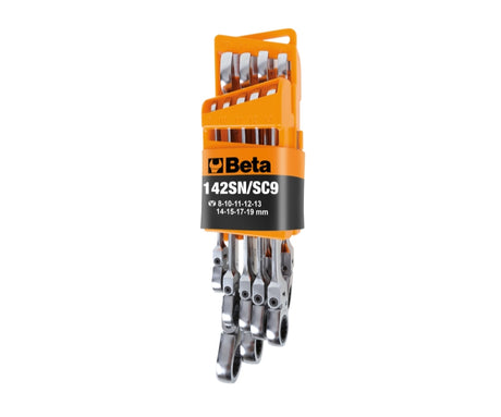 142SN/SC9-SET 9 RATCHETING COMB.WRENCHES