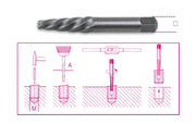 1430/1-TAPERED EXTRACTORS FOR SCREWS