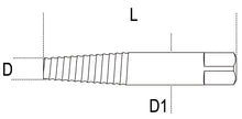 1430/1-TAPERED EXTRACTORS FOR SCREWS