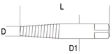 1430/4-TAPERED EXTRACTORS FOR SCREWS