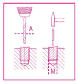 1431/5-TAPERED EXTRACTORS SCREWS & STUDS