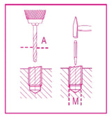 1431/3-TAPERED EXTRACTORS SCREWS & STUDS