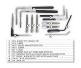 1437/C12-12 TOOLS FOR REMOVING AIR BAG