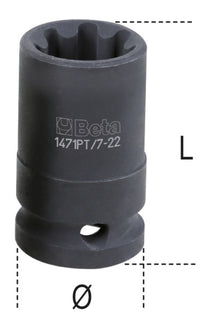 1471PT/C5-IMPACT SOCKET KIT FOR BRAKE