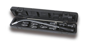 1477/C10-BENT WRENCH WITH 9 BITS