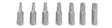 1483KV PT/S7-SET OF 7 STAR HEAD BITS