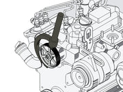 1485BP-HALF-MOON TOOL F. LOCKING PULLEYS