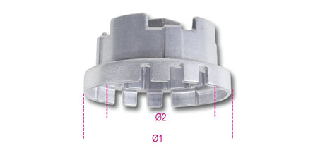 1493/C19-SET OF 19 OIL FILTER WRENCHES