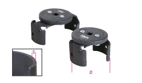 1493X/2-SELF-LOCKING OIL FILTER WRENCHES