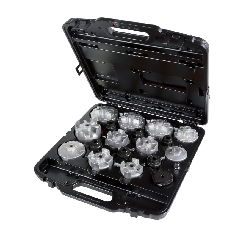 1493/C19-SET OF 19 OIL FILTER WRENCHES