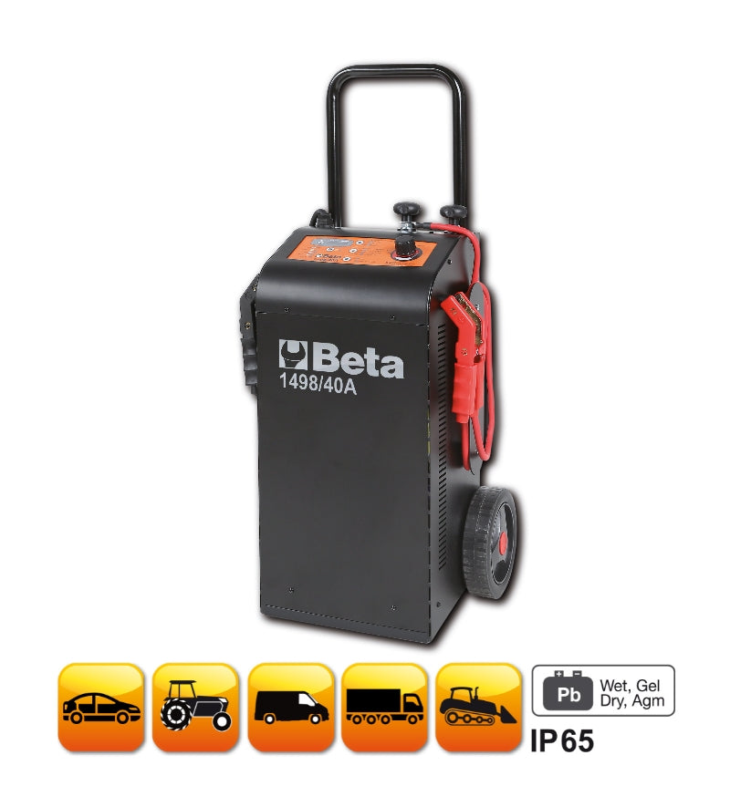 1498/40A-BATTERY CHARGER/STARTER 12-24V