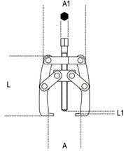 1506-TWO-LEG SELF-LOCKING PULLER