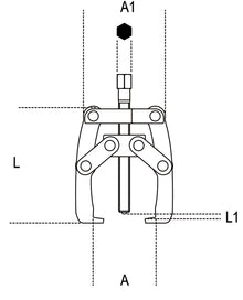 1506-TWO-LEG SELF-LOCKING PULLER