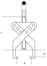 1508/1-TWO-LEG PULLERS LIGHT SERIES