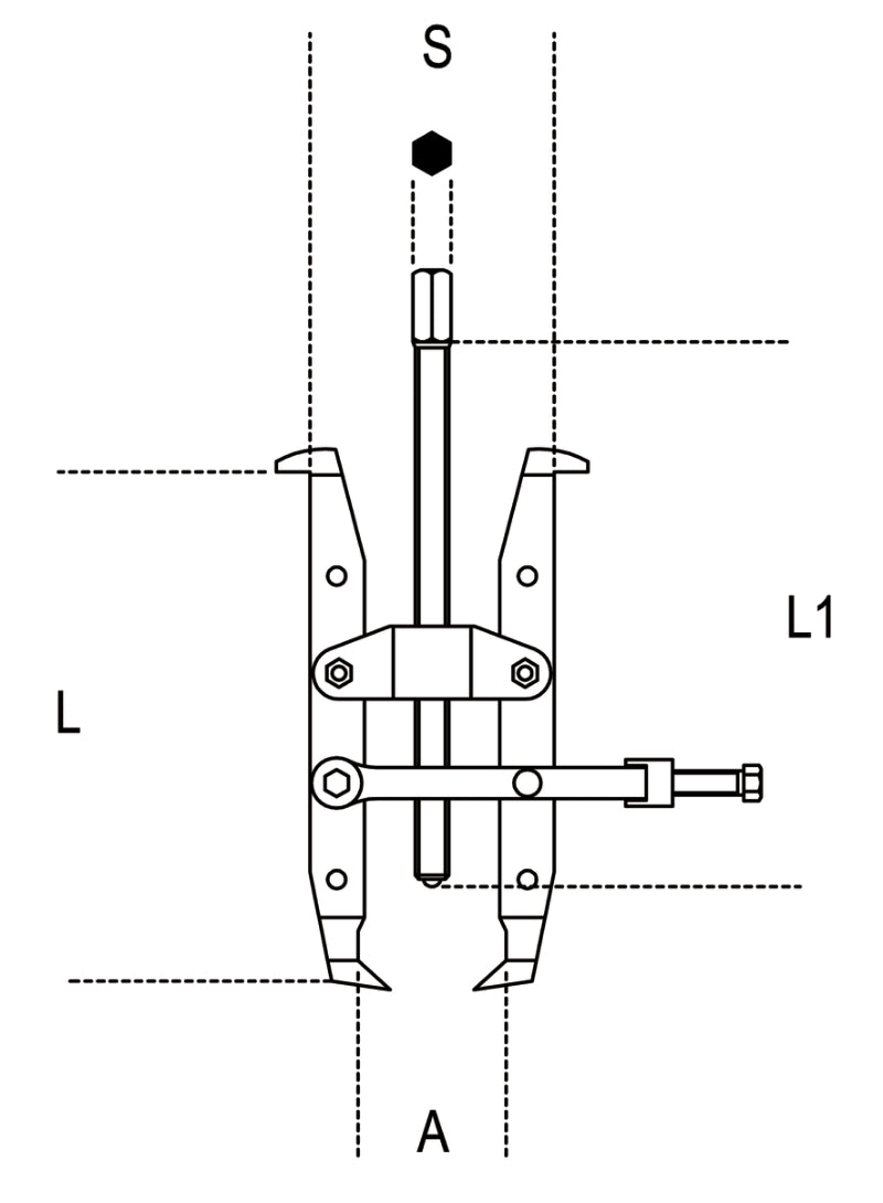 1511/1-EXTERNAL PULLERS + 2 REV. LEGS