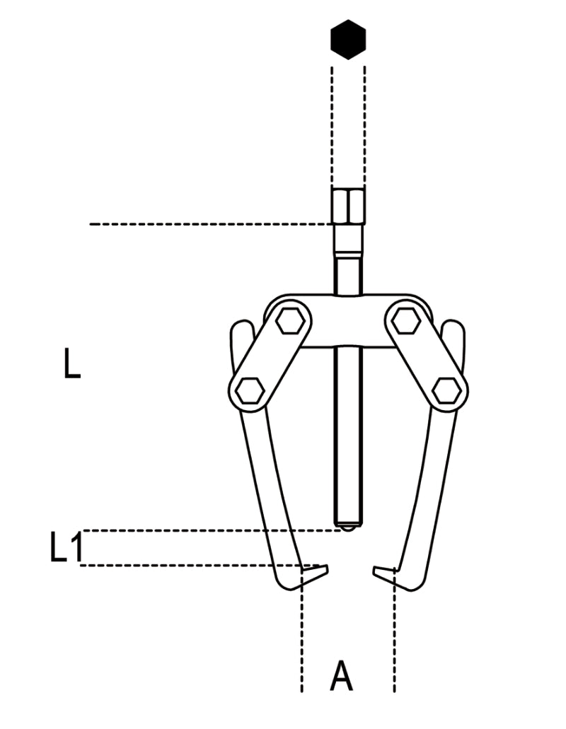 1515/1-PULLERS WITH TWO FLOATING LEGS