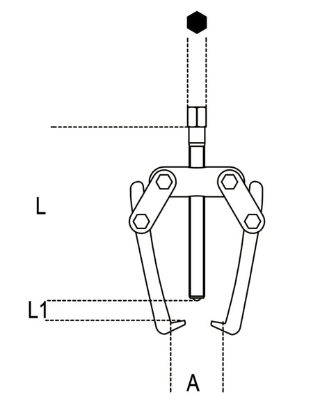 1515/1-PULLERS WITH TWO FLOATING LEGS
