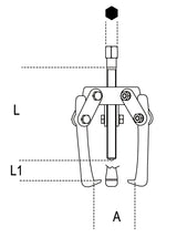 1516/1-PULLERS WITH THREE FLOATING LEGS
