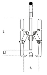 1518U/0-THREE-LEG UNIVERSAL PULLERS