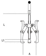 1521/1-PULLERS + THREE REVERSIBLE LEGS
