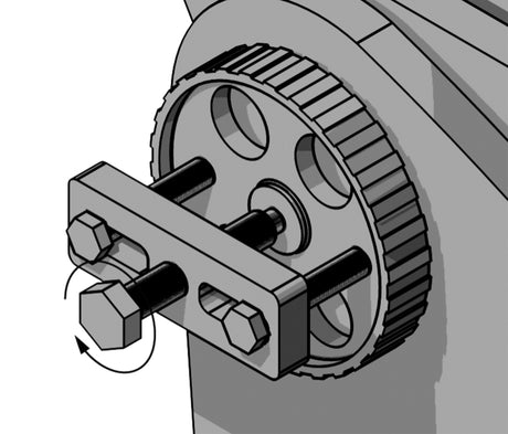 1529PI-UNI.INJECTION PUMP PULLEY PULLER