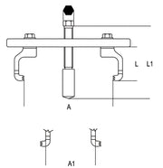 1529-MULTI-STEP CONE PULLEY PULLER
