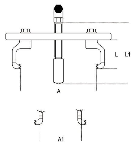 1529-MULTI-STEP CONE PULLEY PULLER