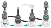1531/C7-REMOVAL KIT FOR HUB WHEEL RINGS