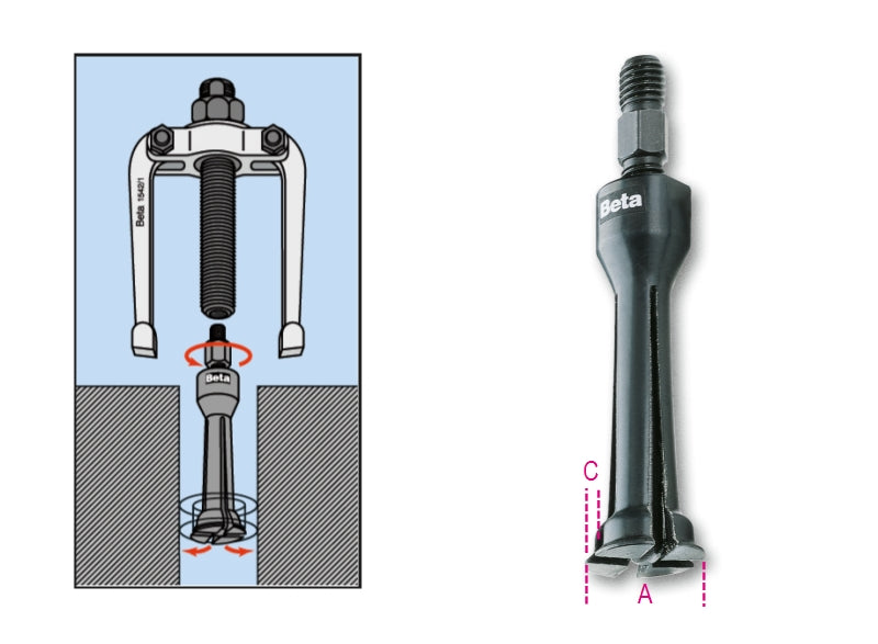 1544/0-TWO-LEG INTERNAL EXTRACTORS