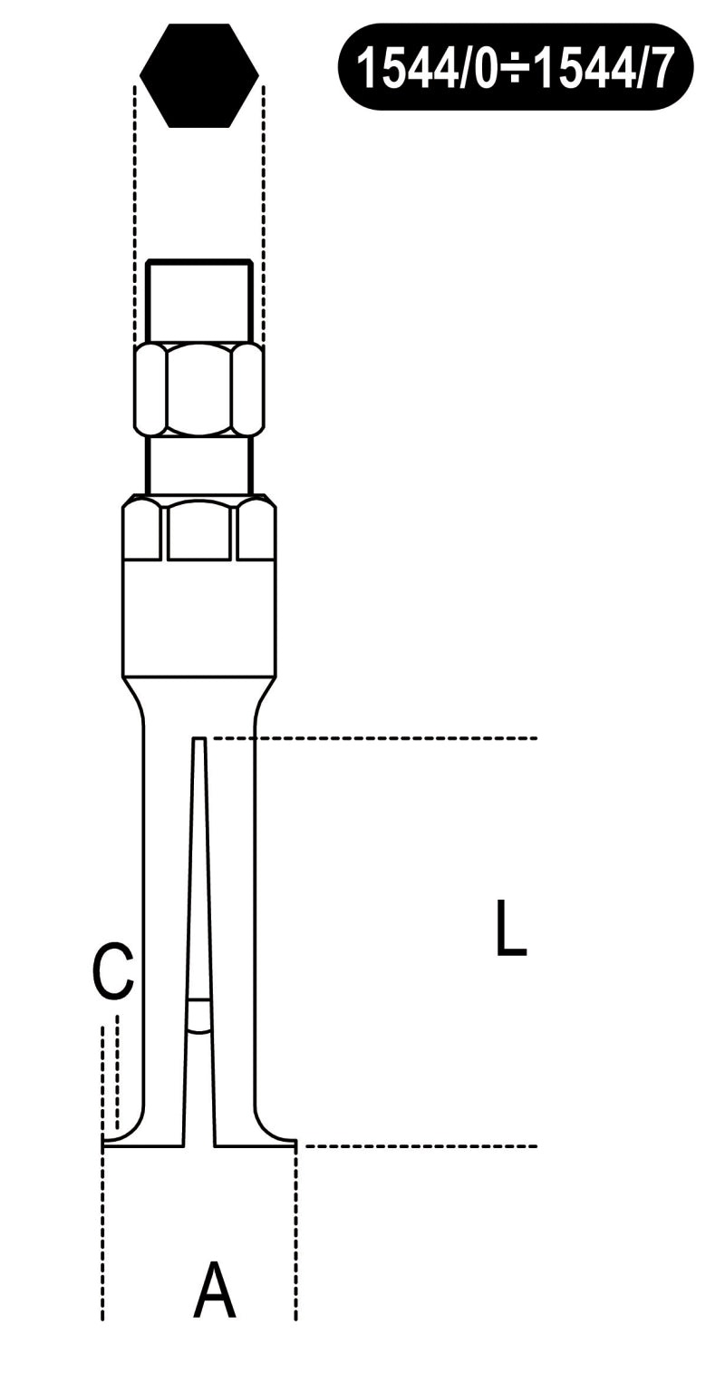 1544/10C-TWO-LEG INTERNAL EXTRACTORS