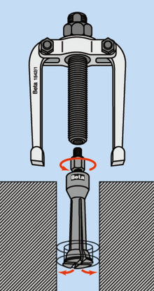 1545/C5M-PULLER 1542 + EXTRACT. 1544
