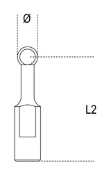 1547KP/1-3 PAIRS DUMMY BALL TERMINALES