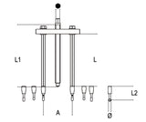 1547KP/1-3 PAIRS DUMMY BALL TERMINALES