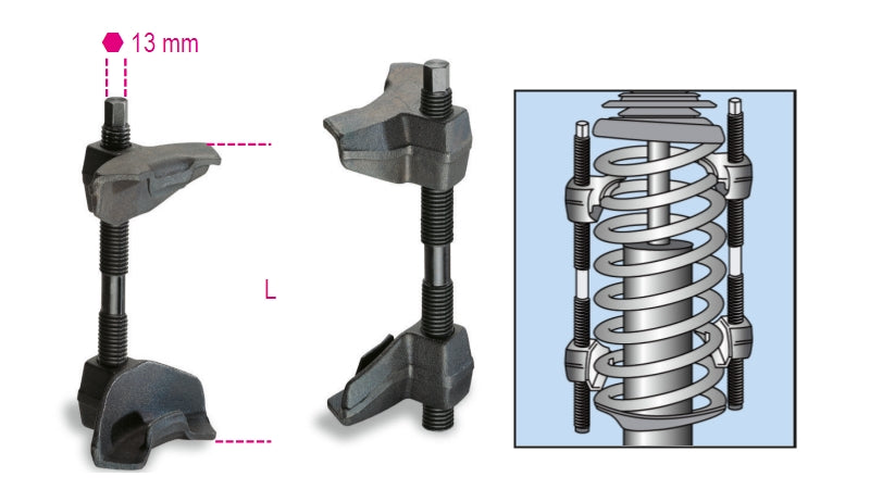 Hcba Spring Compressor 1556/2A-COMPRESSOR FOR ABSORBER SPRINGS – Beta Tools Australia