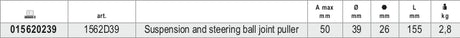 1562D39-BALL JOINT PULLER