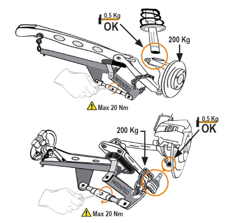 1567-LEVER FOR REMOVING WISHBONE HEADS