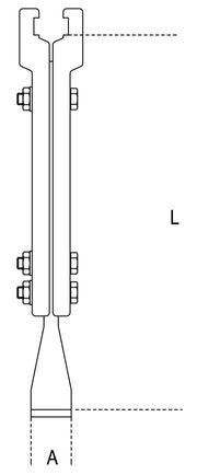 1580/8I-TWO-LEG HYDRAULIC PULLER