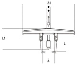 1580/8I-TWO-LEG HYDRAULIC PULLER