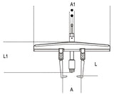 1580/8I-TWO-LEG HYDRAULIC PULLER