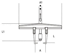 1580/8I-TWO-LEG HYDRAULIC PULLER