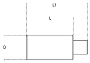 1589PI/100-EXTENSION SOCKETS HYDR.SCREW