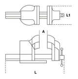 1599P 100-PARALLEL BENCH VICES