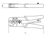 1601/PC-RATCHET CRIMPLING PLIERS