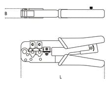 1601/PC-RATCHET CRIMPLING PLIERS