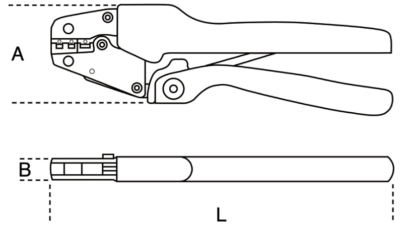 1607-HEAVY DUTY CRIMPING PLIERS