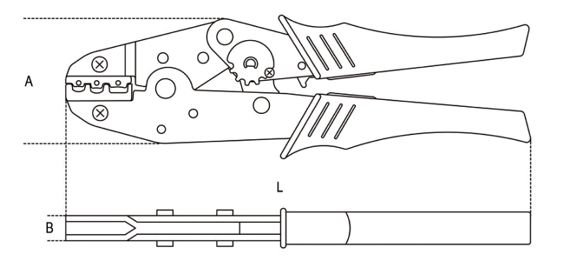 1608-CRIMPING PLIERS