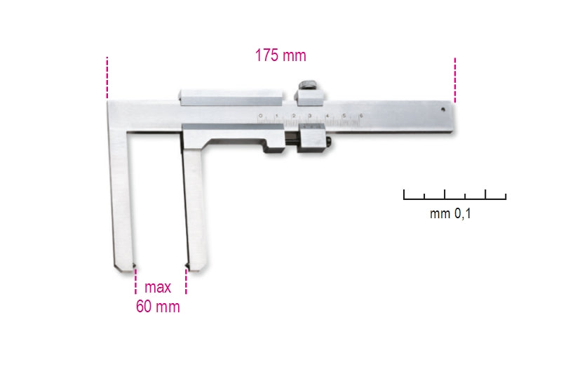 1650FD-SLIDING GAUGE FOR BRAKE DISCS