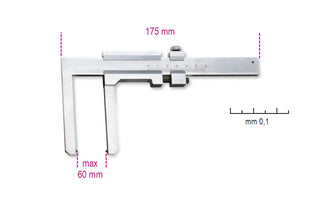 1650FD-SLIDING GAUGE FOR BRAKE DISCS
